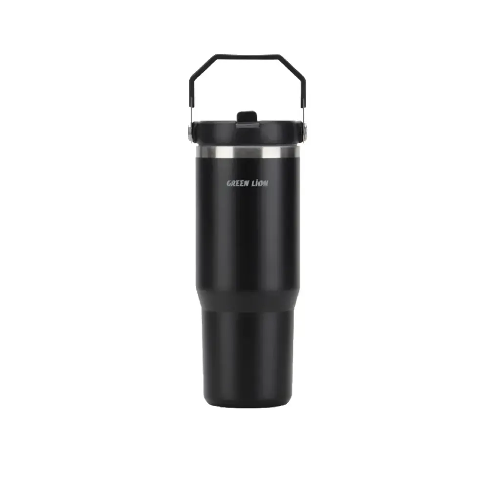 825efbfb-50b0-48a2-8cc7-785c89f3b649_output.webp Tumbler Rover 900 ML ( Green Lion ) - Black - Image 1