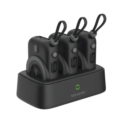 Moxedo Combo 3X10000Mah Power Bank + Cahrging Dock Wireless Cahrging With Built In Type-C