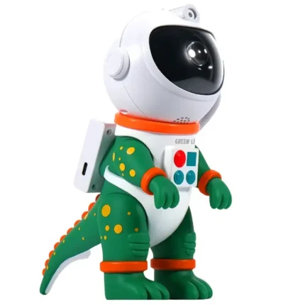 Green Lion Astronaut Galaxy Night Light Projector - Green