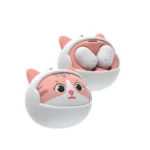 Green Lion Kitty Beats True Wireless Earbuds - White