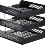 Panda Document Plastict Tray Black (3 Layer)