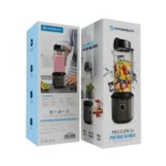 Powerology Press & Refresh Portable Blender 450Ml 2500Mah 6 Blades 126W - Black - Image 2