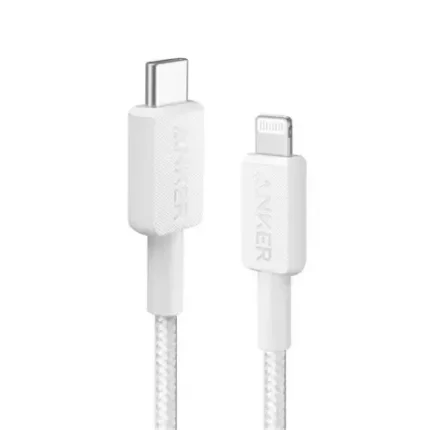 Anker Durable Braided Fast-Charging Cable Usb-C To Lightning Cable 3Ft