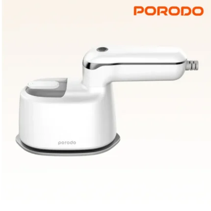Porodo Lifestyle Mini Steam Iron 1000W Uk With Rotatable Handle - White