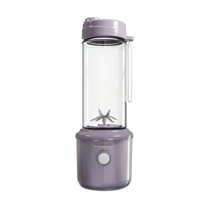 Powerology Press & Refresh Portable Blender 450Ml 2500Mah 6 Blades 126W - Lavender