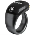 Smart Zikr Ring With Oled Display - Black