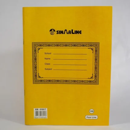 Sinarline Single Line Note Book 100 Sheets