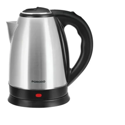 Porodo Lifestyle Pyro Electric Stainless Steel 1.8 Ltr Kettle- Silver & Black