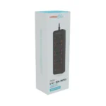 Porodo Blue 6 Ac Power Socket W/ Usb Ports - Black - Image 2