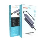 Porodo Blue 7 In 1 Hub HDMI 2XUSB-A 2XUSB-C SD MicroSD - Image 5