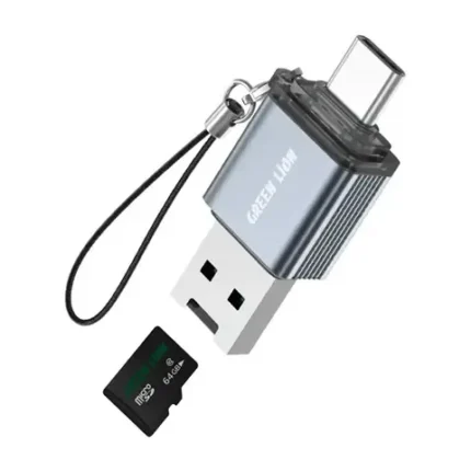 Green Lion Usb- A Usb- C 2In1 Card Reader