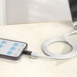 Porodo MiniLink Transparent OTG Adapter USB-C to Lightning - Grey - Image 3