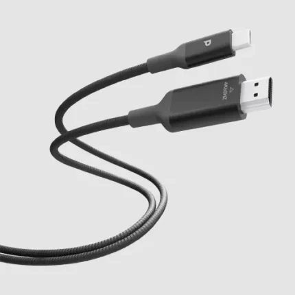 Powerology Power Sync Weave Usb- C To Hdmi(4K 2M 6.5Ft