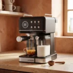 Lepresso Marzette Coffee Maker with Milk Tank - Black