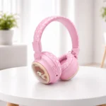 Teddy Bear Wireless Headphones Akz 601B-Pink