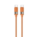 Green Lion Matte Silicone 1M Cable Usb-C To Usb-C 240W - Orange