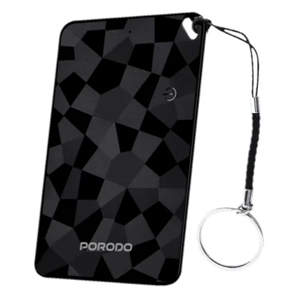 Porodo Findora Ii Smart Card Finder With Real- Time Tracking & Alert System - Black