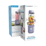 Powerology Press & Refresh Portable Blender 450Ml 2500Mah 6 Blades 126W - Lavender - Image 2