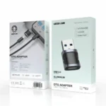 Green Lion Otg Adapter Usb-C To Usb-A Usb 2.0 - Black