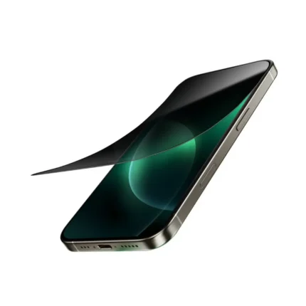 Green Lion 9H Steve Privacy Full Glass Screen Protector For Iphone 16 Pro - Black