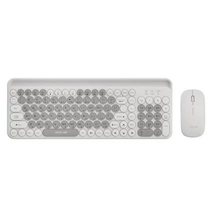Green Lion Wireless Duo Wireless Mouse + Keyboard - Grey
