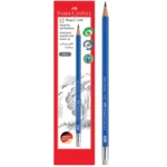 Faber - Castell Pencils With Eraser 12 Pcs