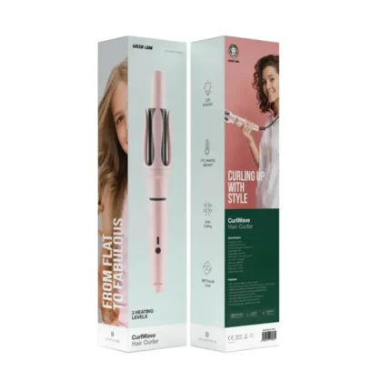 Green Lion Curlwave Hair Curler - Pink