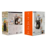 Slushie Maker with Multi-Texture Ice Maker – Porodo Lifestyle Frappé Ice Cream Maker - Black & Orange - Image 5