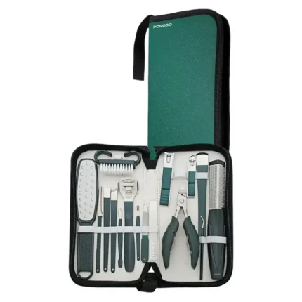 Porodo Lifestyle 16-In-1 Portable Nail Clipper Set (Green)