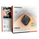 Findora Rechargeable Smart Tag with Real-Time Tracking & Alert System - Black - Image 4