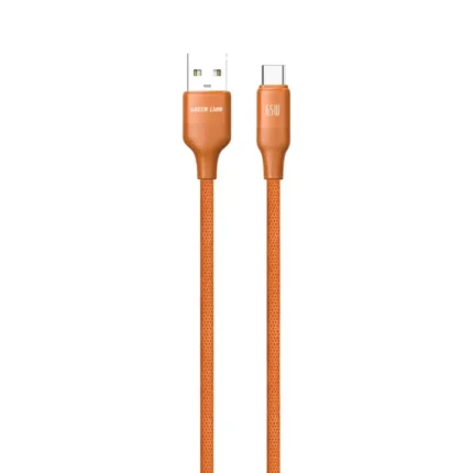 Green Lion Usb-A To Usb-C Tpe 1M Cable 65W - Orange