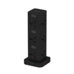 Porodo Pd20w Qc 3.0 1a +2 Type C Socket Tower 3m - Black