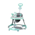 Baby Walker W/ Handle & Music-(Light Green)