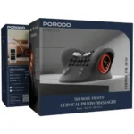 Porodo Lifestyle Tri-mode Heated Electric Heated Neck And Shoulder Pillow Massager