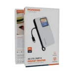 Porodo 4G Mifi Powerbank 10000Mah With Type C Cable - White - Image 2