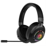 Green Lion Shadow Anc Gaming Head Phone - Black