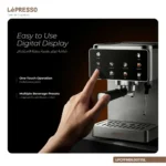 Lepresso Macchina Di Lusso Espresso Machine With Syeam Wand - Image 4