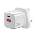 Green Reva Dual Port Wall Charger(20W Pd) Fast Charger