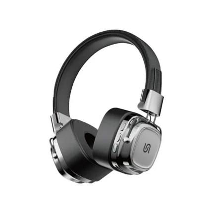 Porodo Soundtec Vintage Vintage Headphone - Black Silver
