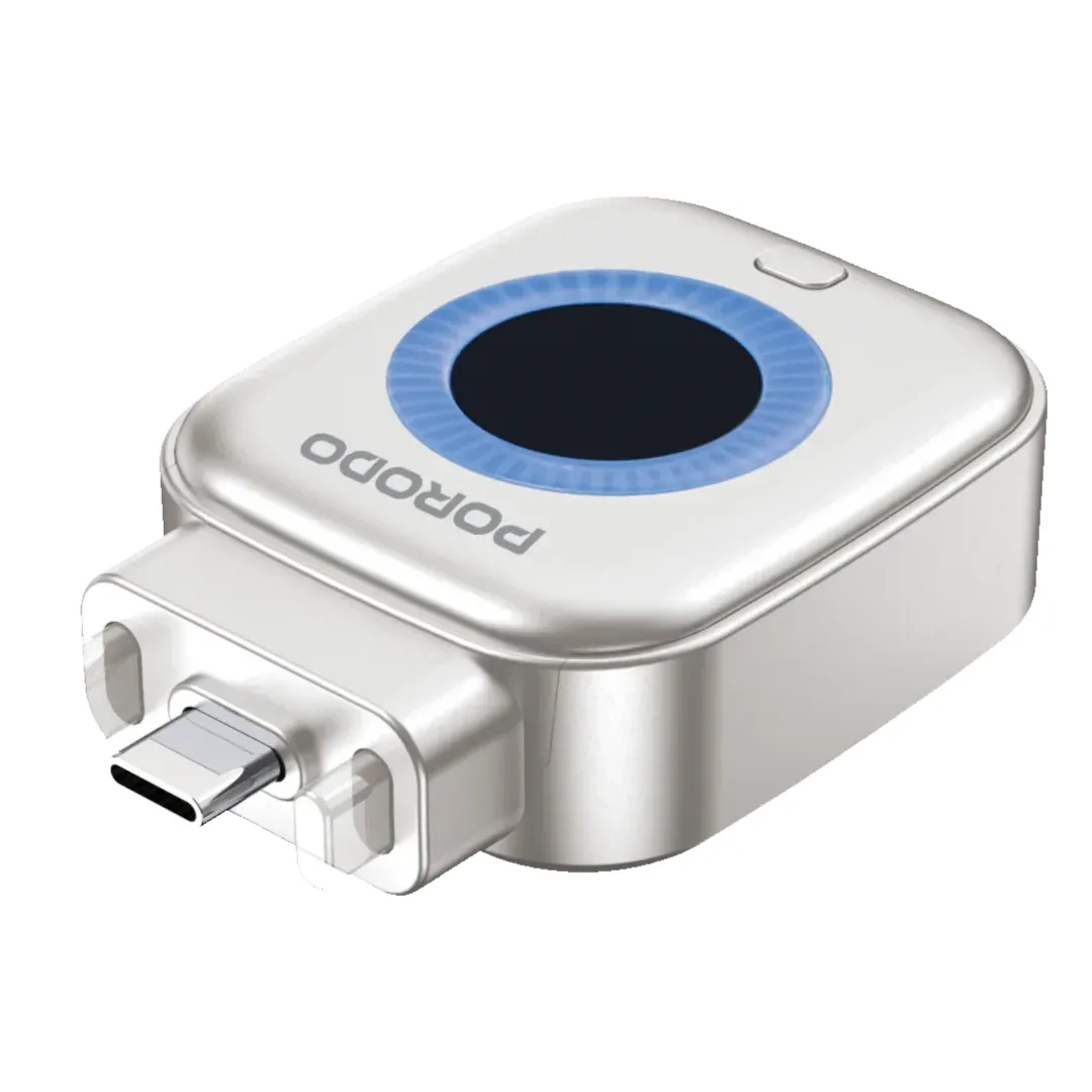 e70e5826-826e-4639-8744-e92184c9b260_blue.webp Porodo Auto Release Smart Auto- Cutoff Charging Adapter Type C Compatible - Image 1