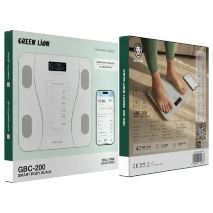Green Lion Gbc-200 Smart Body Scale - Whi) Green Lion Gbc-200 Smart Body Scale-