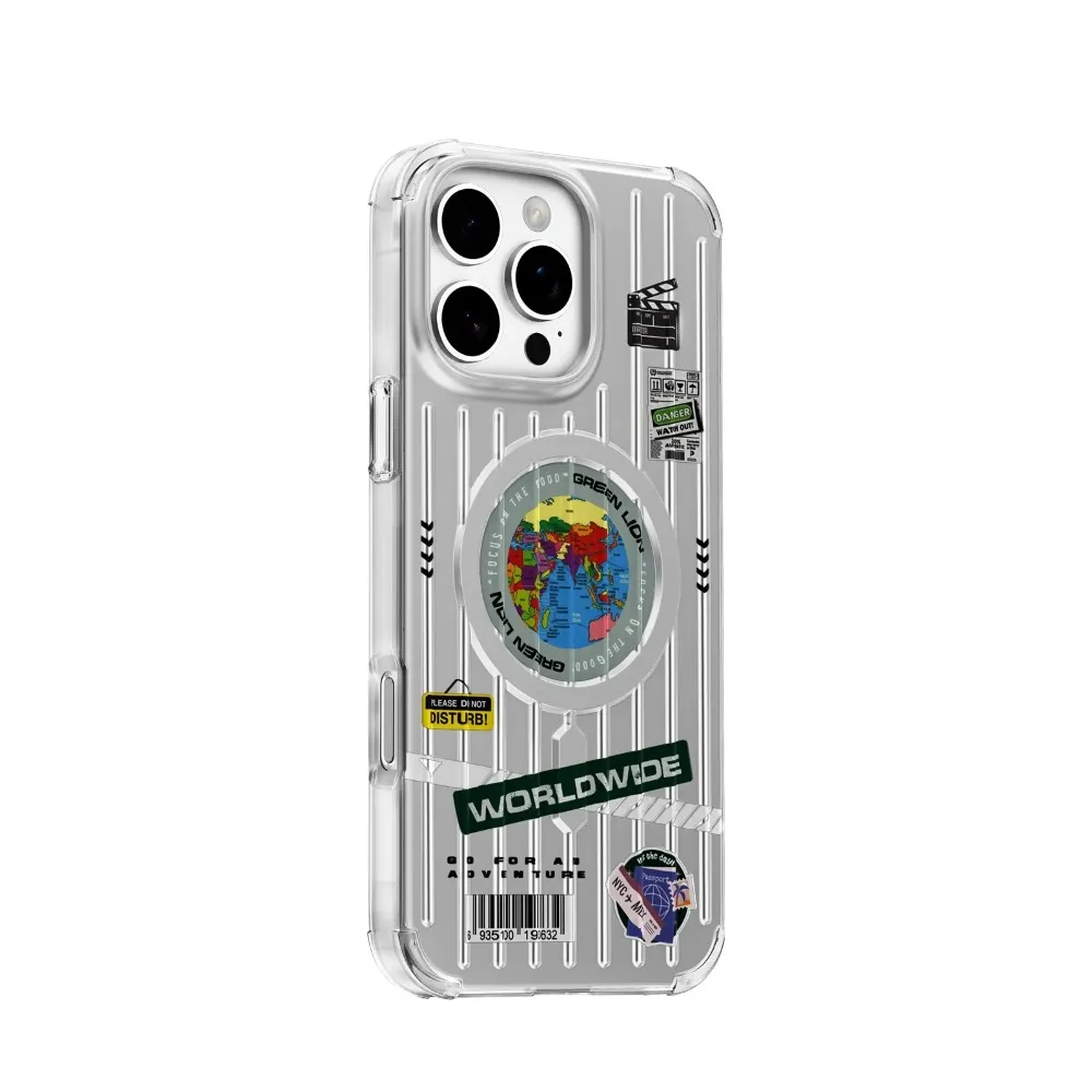 f5b0eff7-3638-492c-9b67-a5a528f3fa70_GNGMIP16PMSL.webp Green Lion Globe Magsafe Ip16Pro Max- Silver - Image 1