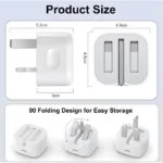 Apple Original USB-C 20W Power Adapter With USB-C To C 60W Charge Cable (1M) - Image 5
