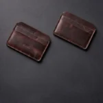 Leather Credit Card-Red (Chrome Tan Pullup Leather)