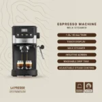 Lepresso Suprema Espresso Machine - Black - Image 3