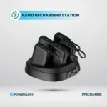 Powerology 5In1 Station 10000Mah Pd 50W Qc Power Bank - Black - Image 5