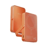 Powerology Spetemor 10000 Mah Stand 20w Pd & 15w Magsafe Powerbank - Orange