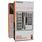 Porodo Techfix 97-In-1 Electric Screwdriver Kit Built-In Led Light - Black 5