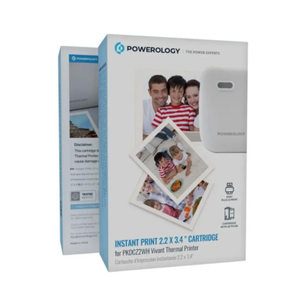 Powerology Instant Print 2.2×3.4" Cartridge - White