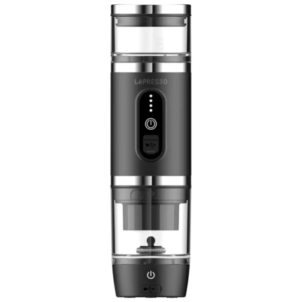 Lepresso 4 In 1 Portable Coffee Machine With Milk Frother-Black